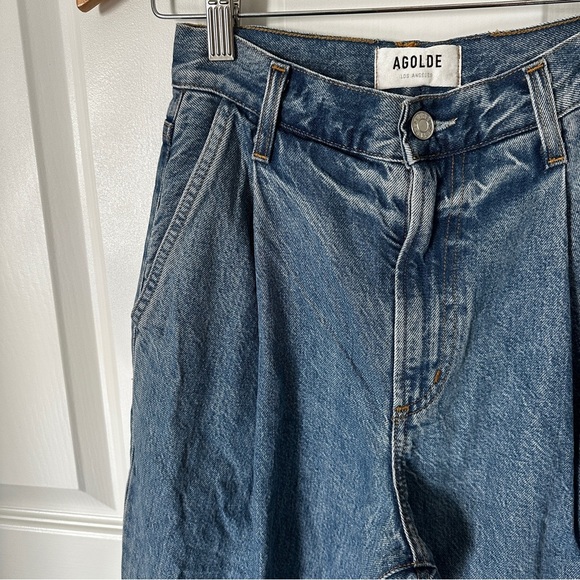 AGOLDE Ellis Trouser Jeans – Baffle, Wide Leg, Made in USA size 23 - Picture 11 of 15